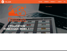 Tablet Screenshot of milliweb.fr